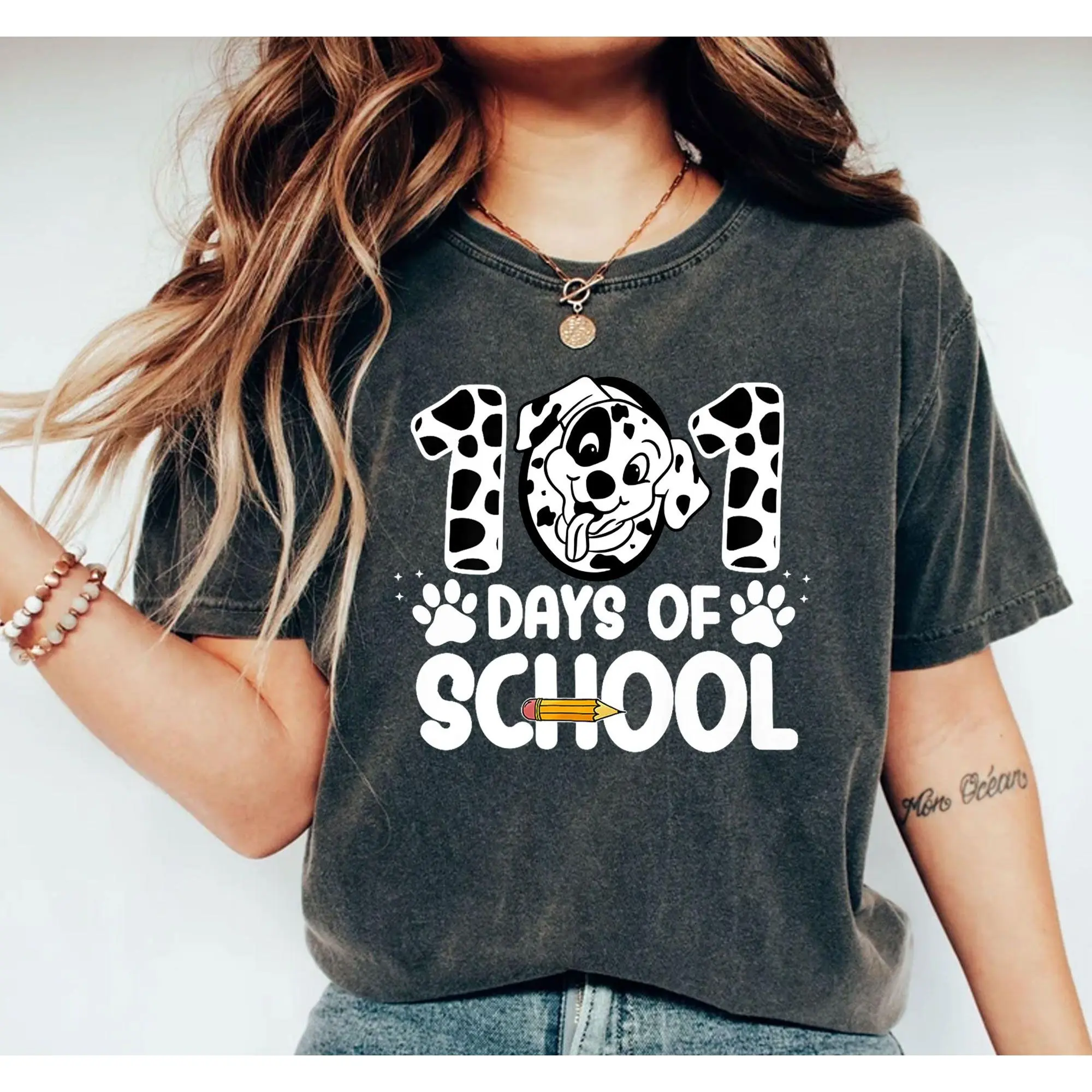101 Days of School Dalmatian Shirt, Student Teacher Shirt, Back to School Shirt