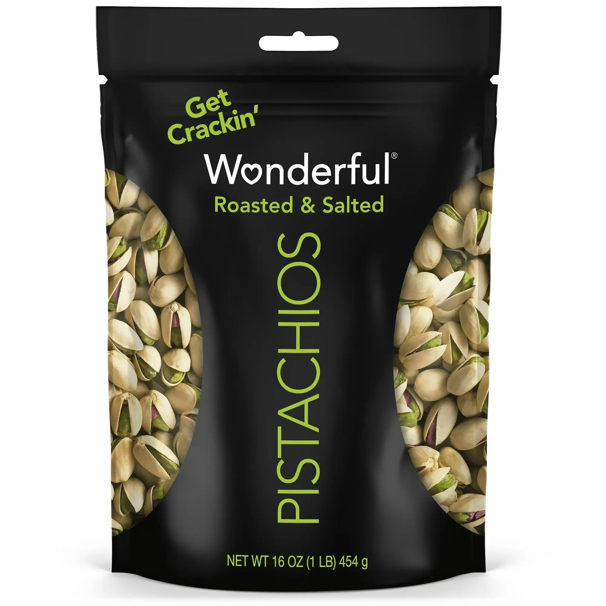 Wonderful Pistachios In-Shell Roasted & Salted, 16oz.