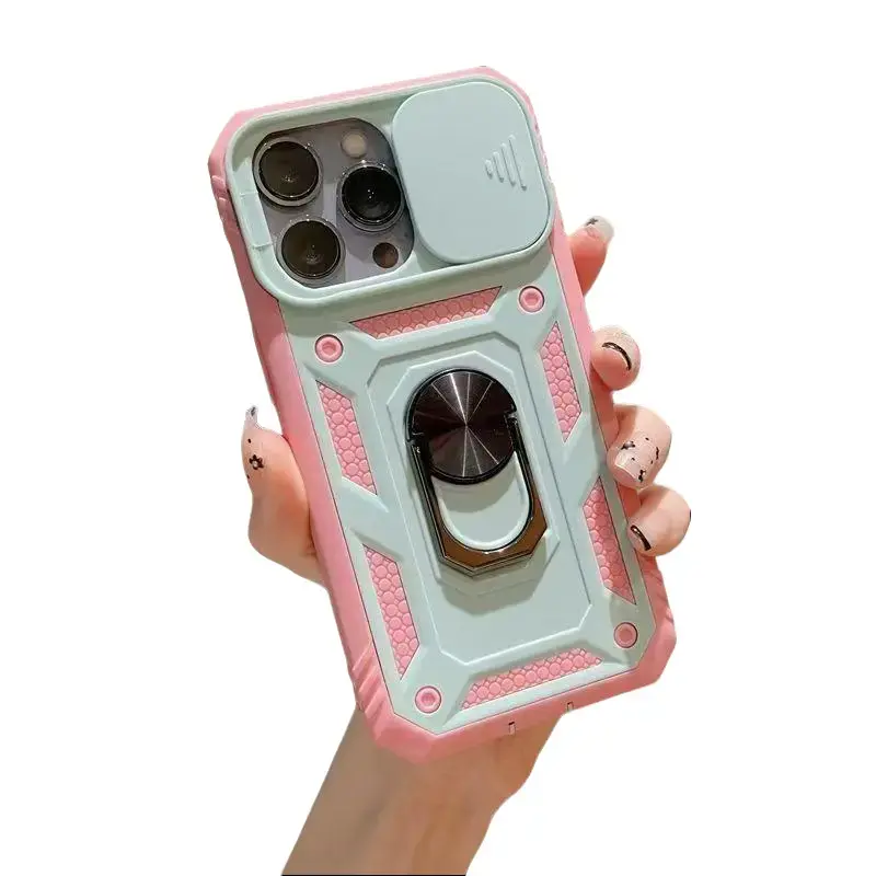 New Apple Smartphone Casing - 3-in-1 Push-Pull Lenses, Couple Style, Multiple Colors, Large Cutouts for Shock Protection, Cellphone Accessories for iPhone 17 Pro Max, 16, 15 Pro, 14 Plus, 13, 12, 11 Devices siders 16 case