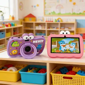 Kids Essential Tablet PC, Baby Loves It, Parent Trusts, Anti-Drop Android Kids Tablet (dual Camera 1+16GB Storage)