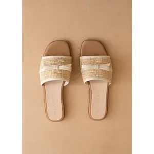 The Brittany Raffia Sandal