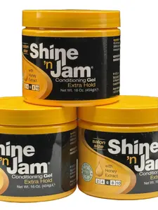 SHINE 'n JAM CONDITIONING GEL EXTRA HOLD 16 OZ/454 g.
