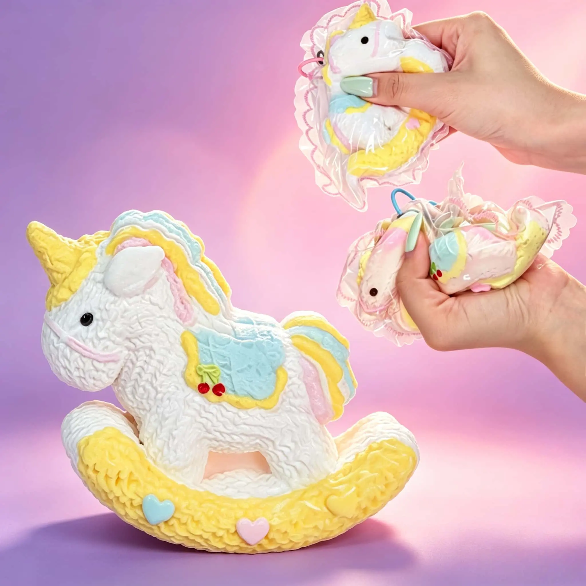 Unicorn Squishy Handmade Squishy/Squishy Toy, All Silicone Reborn Squishy, Fidget Toy, Perfect Gift For Boys And Girls-MM