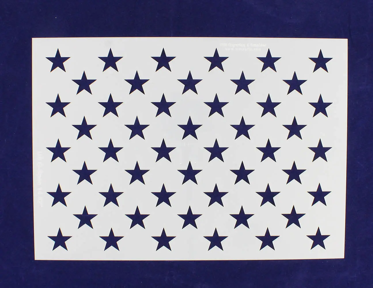 50 Star Field Stencil - US/American Flag - G Spec 7.22 Inch 50 Star Field Stencil - US/American Flag - G Spec 7.22 Inch