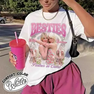 Vintage Graphic 90s Custom Bootleg Besties Shirt, Besties BFFs Bootleg Shirt, Best Friend Birthday, Best Friend Gift, Custom Shirts for Besties, Custom Best Friend, Custom Business Logo, Custom Shirt of My Logo