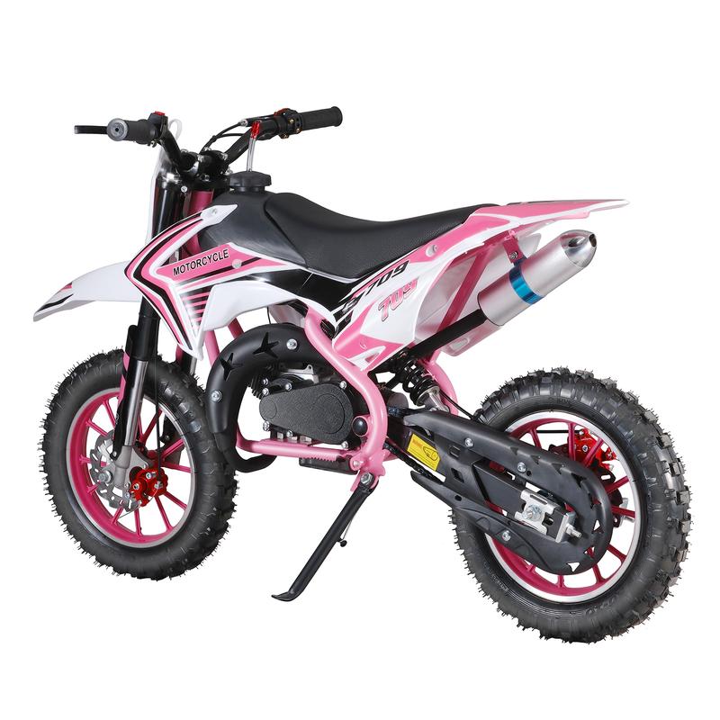 Explorinox Kids Dirt Bike:Children's electric toys car, Max Speed 40 KM/H, Professional Front & Rear Disc Brakes for Safe Riding(pink)