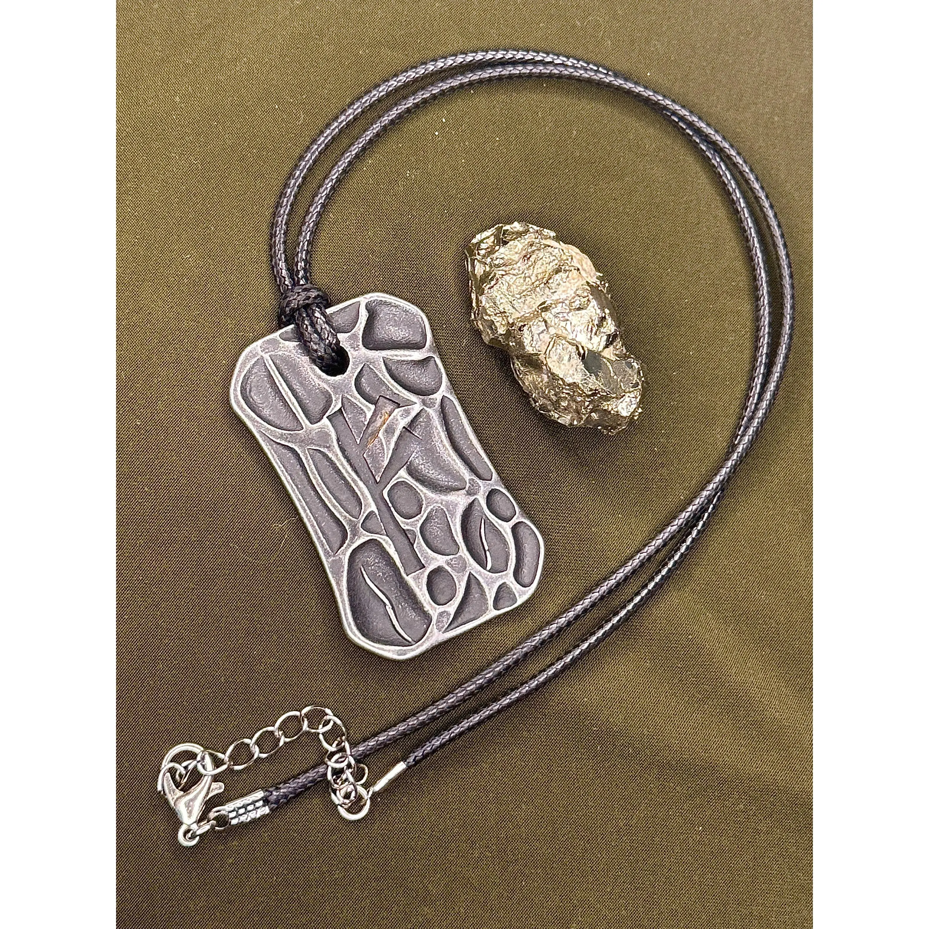 Fehu Rune Necklace