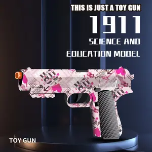 Toy Gun M1911 Toy Model, Upgradable Design & Compact Structure, Fun Collectible Toy, Ideal Christmas Gift for Kids