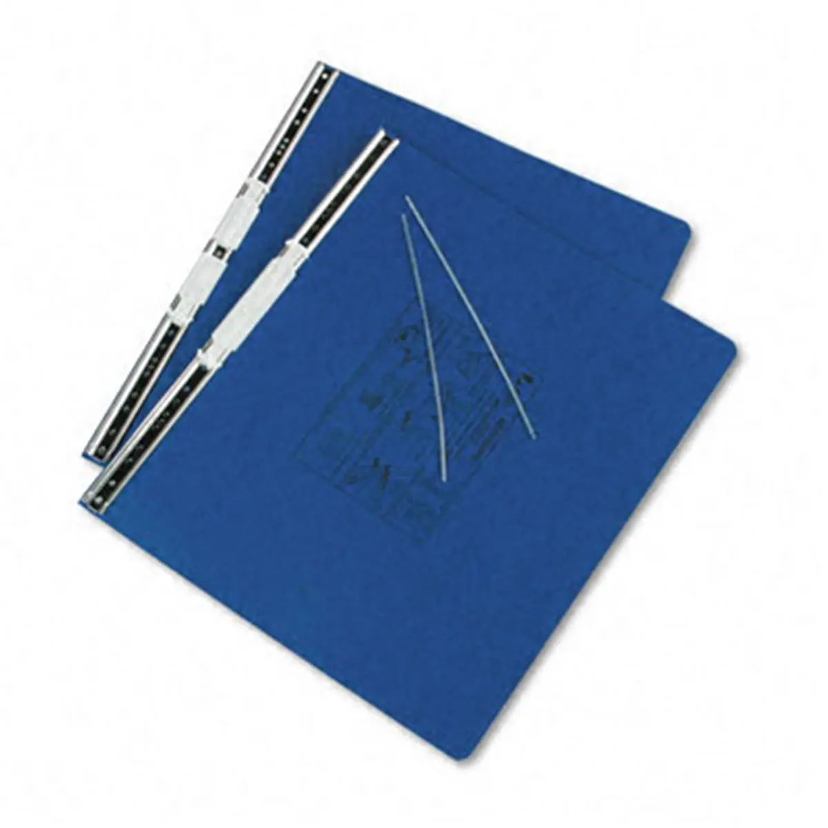Acco 54073 Pressboard Hanging Data Binder, 14-7/8 x 11 In Unburst Sheets, Dark Blue, Embossed Acrylic-Coated Pressboard Cover, Adjustable Flexible Nylon Posts, Expandable, Moisture-Resistant