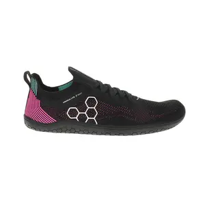 Vivobarefoot Mens Primus Lite Knit Running Sneakers Shoes - Black
