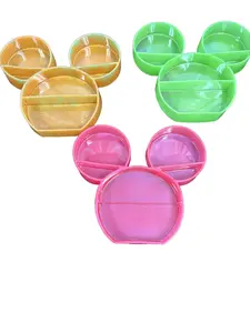 Mickey Head Resin Shelf Multicolor Resin Storage Organizer for Kids Room Decor