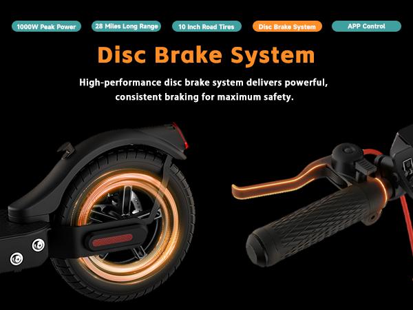 Unisex Electric Ride On Scooter - 1200W/1000W Motor, 6/12/18/28 MPH Top Speed, 10'' Tires, 28 Mi Range, APP Control, Portable Commuter/Commuting/Sport Scooters for Teens & Adults, Commuting Scooter