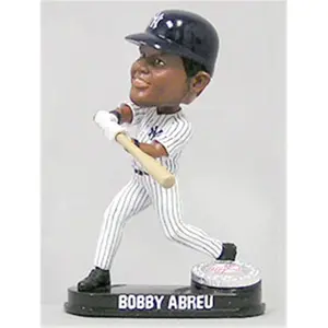 New York Yankees Bobby Abreu Forever Collectibles Blatinum Bobblehead