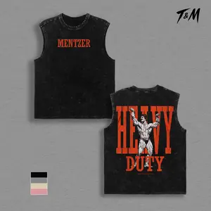 Men Oversized Pump Cover Gym Graphic Tank Top, Mike Mentzer Bodybuilding Shirt, Vintage Washed Workout Tee, Heavyweight Cotton Muscle Tank, Sleeveless Gym Streetwear, Aesthetic Fitness Outfit