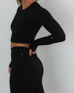 Never Better Long Sleeve Crop Top