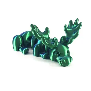 3D Printed Articulating Moose - Home Decor Ornaments