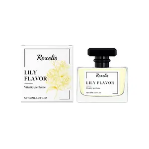 Roxelis Lily Charm Perfume Lily Flower Perfume Fresh Scent Exudes Charm Long-lasting Fragrance Portable Perfume