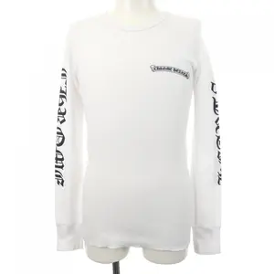 Pre-owned Chrome Hearts Cotton Small Leather Goods LS THERMAL CH SCROLL LABEL T shirt