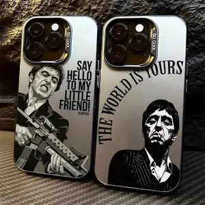 Hot S-Scarface Color Phone Case for iPhone 17,16,15,14,13,12,11,Pro,Max,Plus Phone Cover Matte Laser Colorful Bumper Shockproof Cover