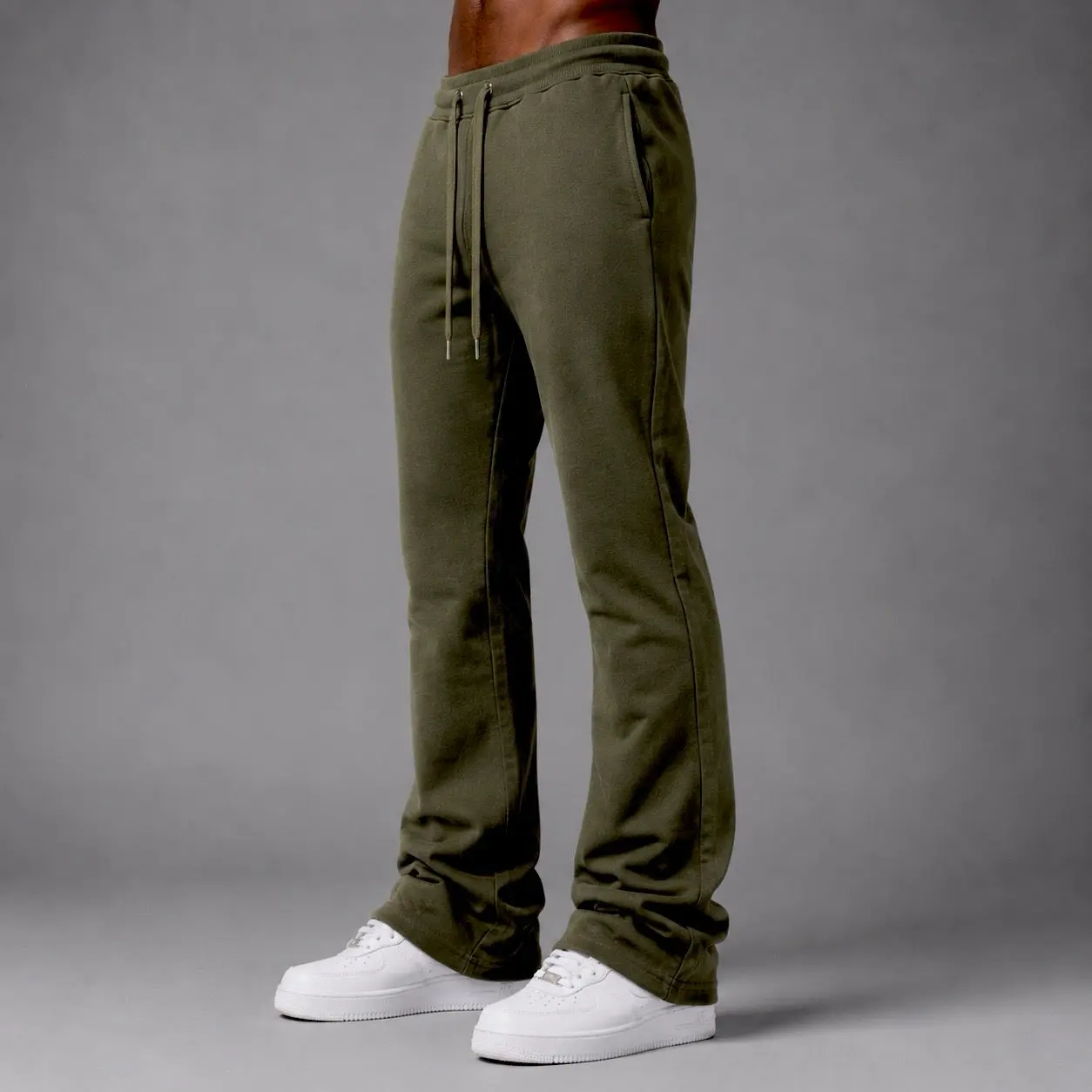 Armor - Stacked Sweat Pants - Olive Dark - M5690