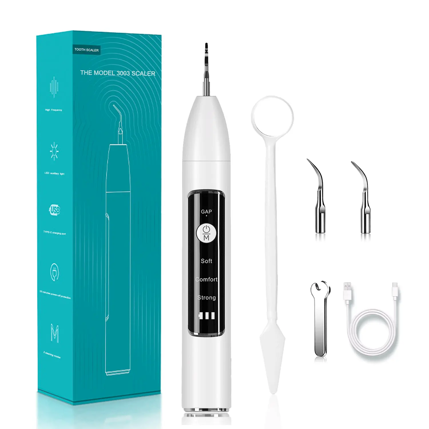 Scaler Plaque Remover for Teeth, Dental Tartar Calculus Remover Teeth Cleaning Kit