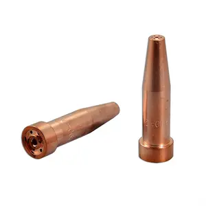 Acetylene Cutting Tips 6290 Size 2 & 6290-2 for Oxygen Oxy Oxyfuel Cutter Torch Made of Copper Pack of 2