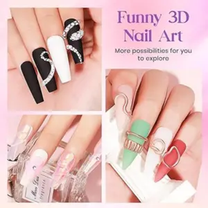 MIZHSE Solid Builder Gel, Nail Sculpture Gel Non-Sticky 4 Colors Nude Clear White Pink Hard Builder Gel Nails UV LED Nail Extension Gel For Nail Salon Home Manicure C-Classic Colors * 4