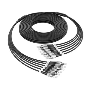 TPU armor sx simplex 6 fiber fiber optic pigtail  LC-SC-FC-ST