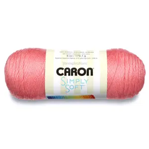 Caron Simply Soft Collection Yarn, Strawberry