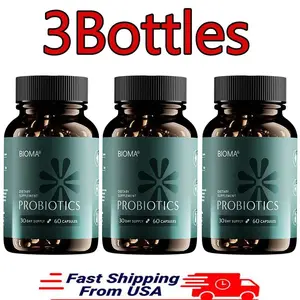 3 Pack BIOMA Probiotics Digestive Health Gut Support for Men & Women 60 Capsules