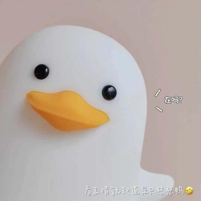 Yellow-billed duck night light, fun little yellow gull flapping lamp, phone stand, rechargeable night light, for bedroom and living room, fun home decoration, suitable for birthday and Easter gifts