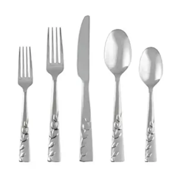 20-Piece Cambridge 268320R Blossom Sand 18-0 Stainless Steel Cutlery Tableware Set