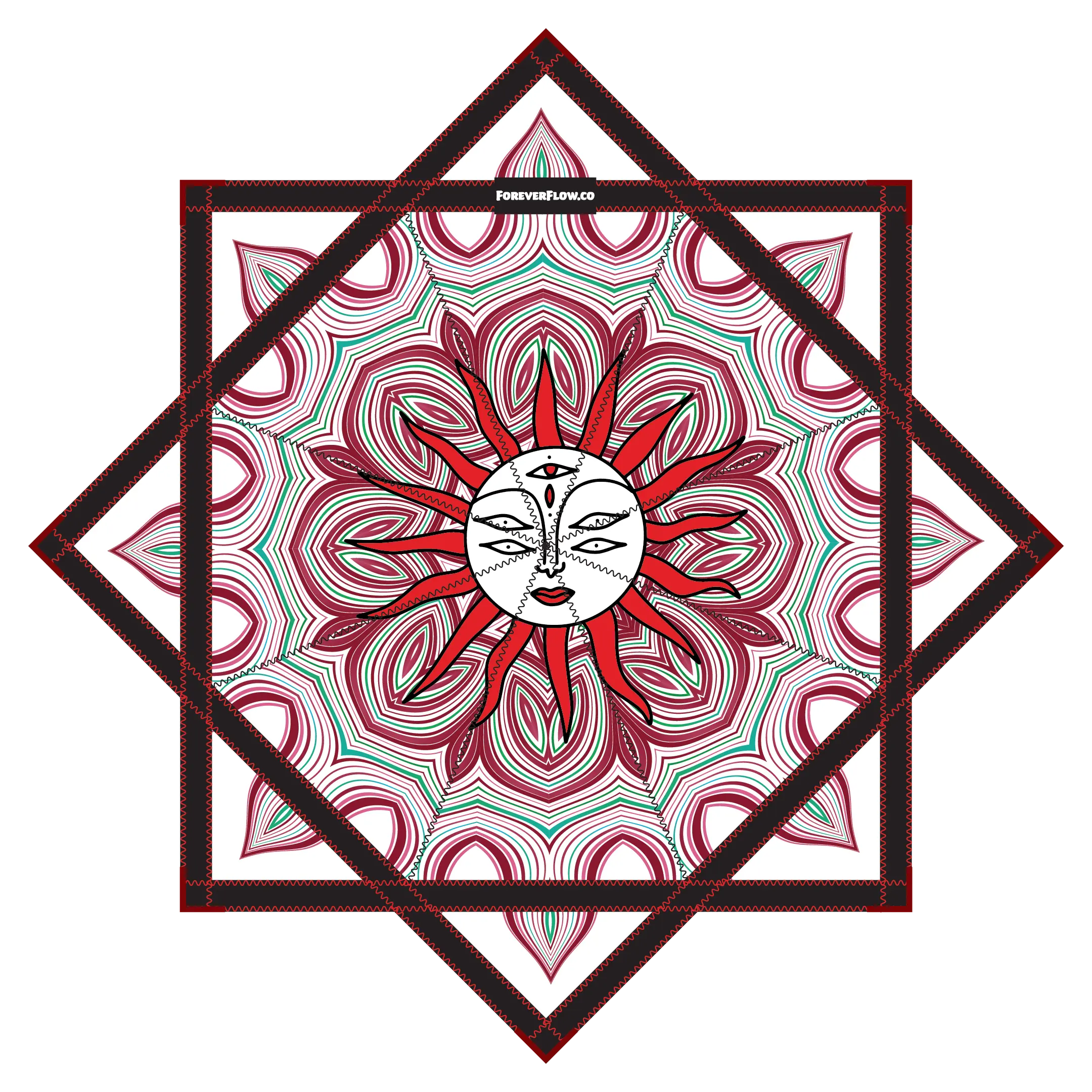 Geo Sun – Forever FlowStar 26" (Ready to Ship)