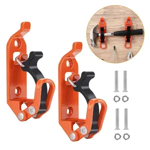 2Pcs Heavy Duty Shovel & Axe Mount Kit, Quick Release Roof Rack & Wall Mount Brackets with Hardware, Storage Holder for Truck, Bike, Garage
