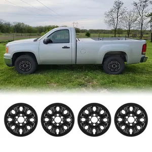 WOLFSTORM 4-Pack 17 Inch Wheel Rim Cover Hubcaps for 2005-2013 Chevy Silverado 1500