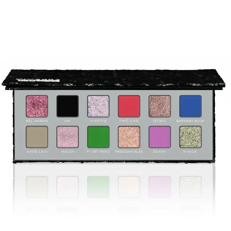 Adept Cosmetics - Vivette Limited Edition 12-Shade Eyeshadow Palette – Highly Pigmented Matte & Shimmer Eyeshadows, Vegan Formula, Removable Magnetic Pans