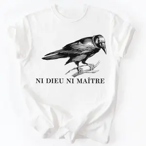 Ni Dieu Ni Maître, Anti-Authoritarian Shirt, No God No Master, Anti-Trump Shirt, Leftist Protest Shirt, Anarchist T-Shirt, Gift For Man And Women