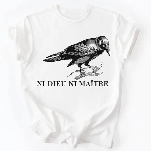 Ni Dieu Ni Maître, Anti-Authoritarian Shirt, No God No Master, Anti-Trump Shirt, Leftist Protest Shirt, Anarchist T-Shirt, Gift For Man And Women