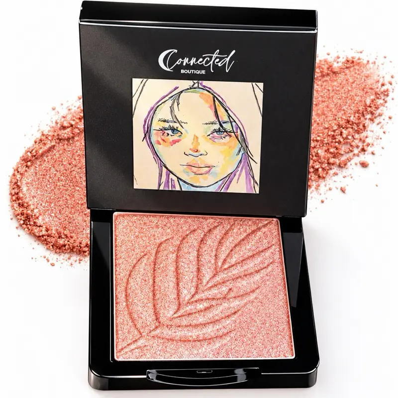 Connected Makeup - Facial Hilighter Contour Eyeshadow Bright Cosmetic in Versatile Shades for Defined Contour and Subtle to Bold Looks