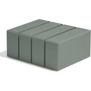 Yoga Blocks 4 Pack - EVA Foam Blocks for Pilates Workout, Stretching, Meditation - Yoga Block for Flexibility, Balance, Spine Strength, Non-slip and Lightweight Exercise Blocks