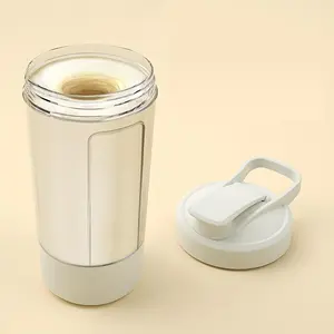 Electric Protein Shake Cup, 1 Count USB Rechargeable Automatic Mixing Cup, Portable Mixing Coffee Cup, Portable Drinking Cup, Protein Shake Mixer for Protein Shake and Coffee, Travel Coffee Mugs, Drinkware