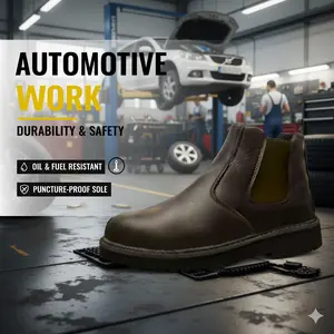 Steel Toe Work Shoes: Built for Tough Jobs, Puncture Proof, Smash Proof, Engineered for Maximum Durability