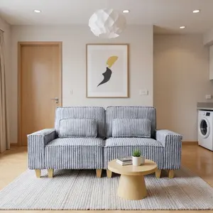 Soft Corduroy · Plush Foam-Filled Double Sofa,The Joy of Snuggling In