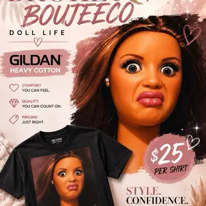 Doll Tee - Black Shirt Womenswear Top Tshirt Shortsleeve Crewneck Streetwear