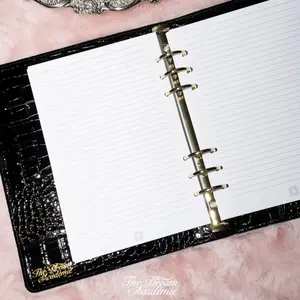 Lined A5 Refill Sheets | Premium Planner Inserts for 6-Ring A5 Binders — 25 Sheets (50 Pages)