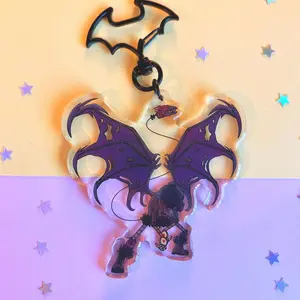 Murder Drones Keyring Solver Uzi 3” Epoxy Acrylic Keychain