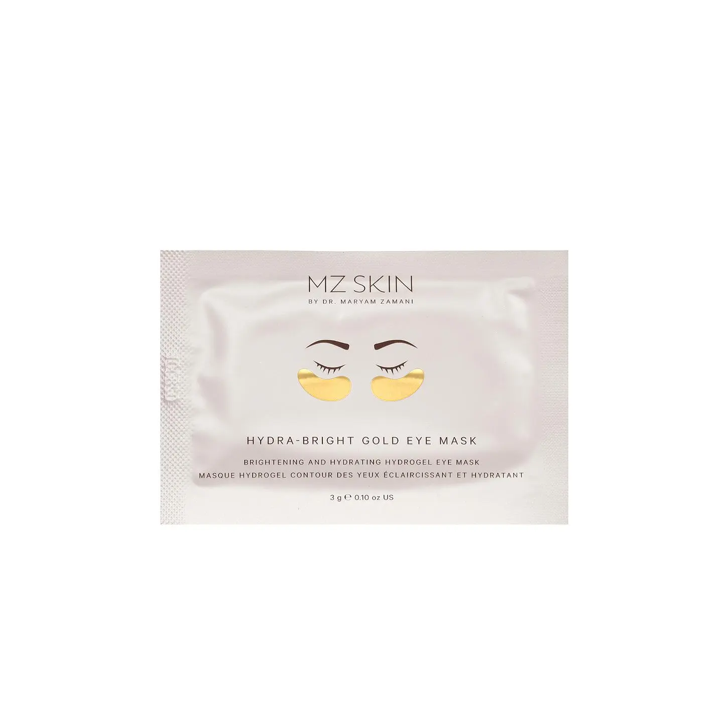 MZ Skin Hydra-bright Gold Eye Mask Single