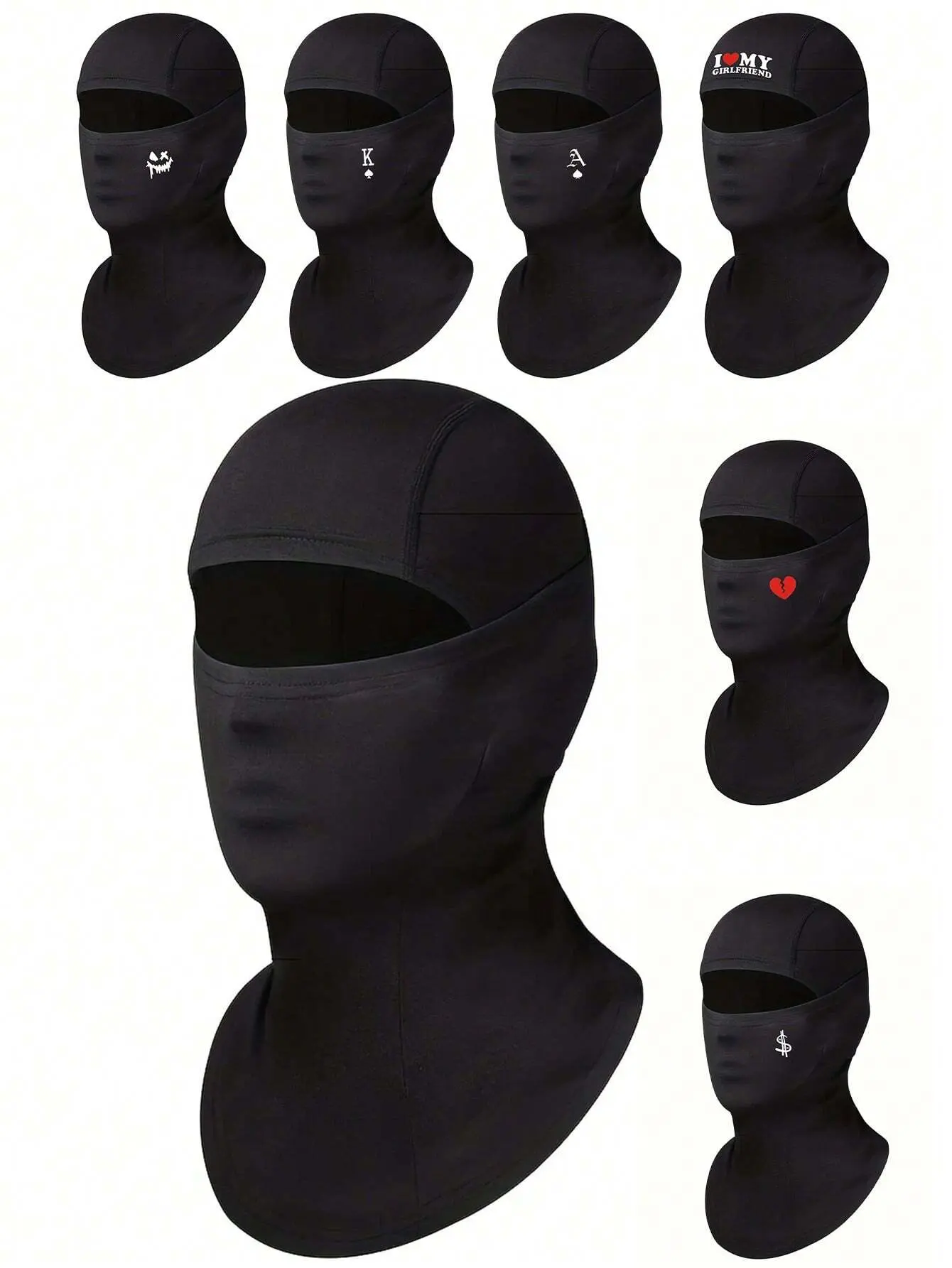 1pc Balaclava Face Mask, UV Protection Ski Mask For Men & Women Sun Hood Cycling, Climbing, Running, Hiking Outdoor Sports Accessories