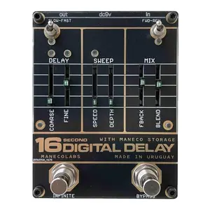 Maneco Labs 16 Second Delay Vintage Compact Pedal *USA Small Business*