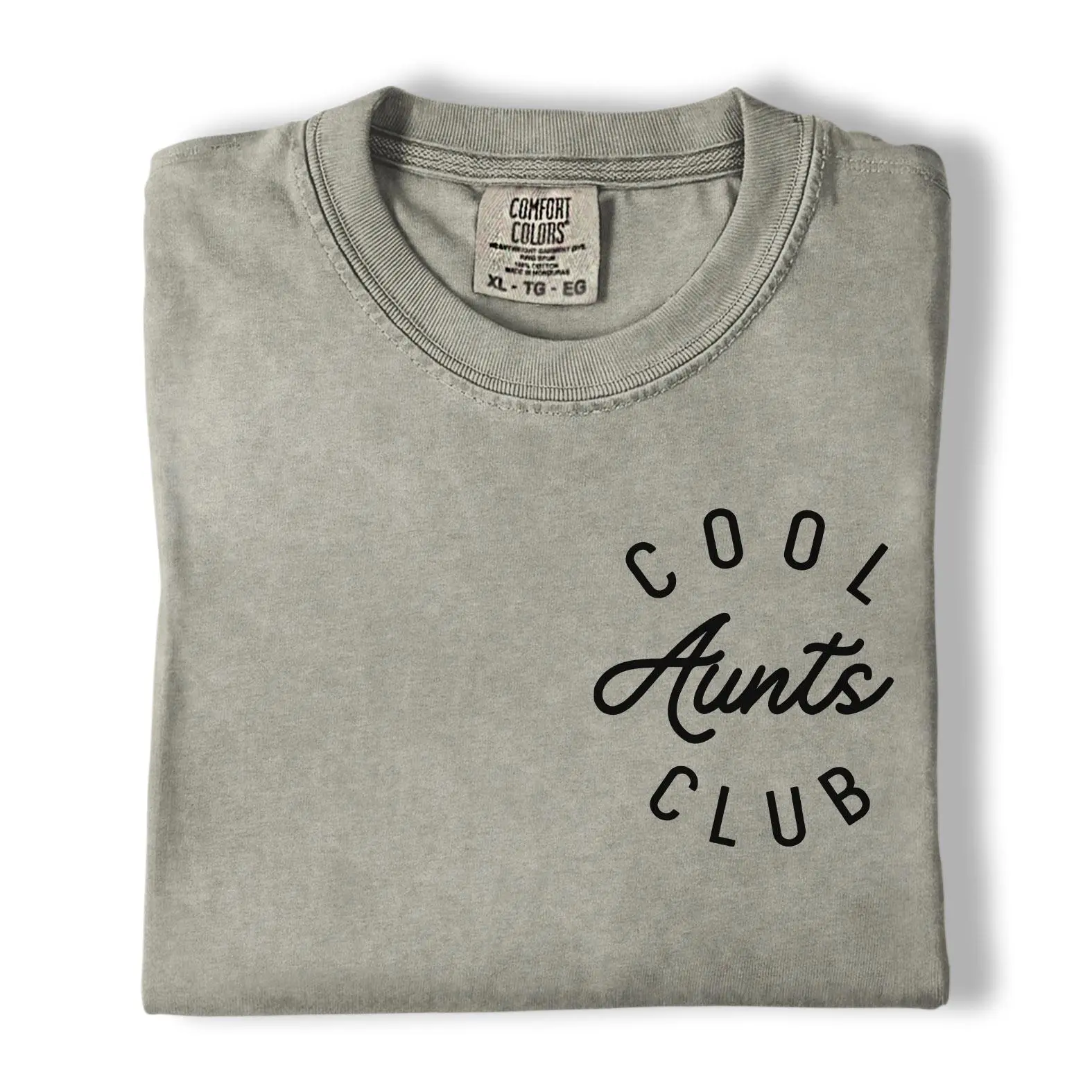 Comfort Colors Cool Aunts Club Shirt, Minimalist Typography Graphic Tee, Funny Aunt Squad T-Shirt, Mother’s Day Gift for Aunts & New Aunts